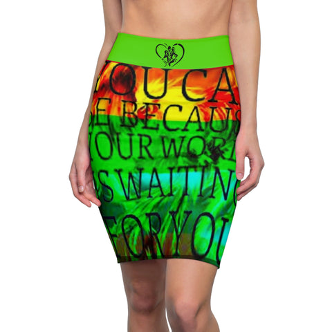 Women's  HIP HOP ART Pencil Skirt (AOP)