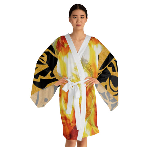 Long Sleeve HIP HOP ART Kimono Robe (AOP)