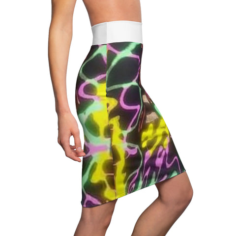 Women's  HIP HOP ART  Pencil Skirt (AOP)