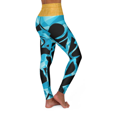 High Waisted  HIP HOP ART Yoga Leggings (AOP)