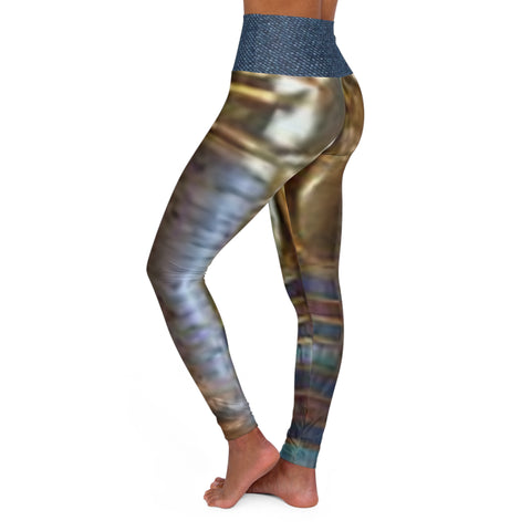 High Waisted HIP HOP ART Yoga Leggings (AOP)
