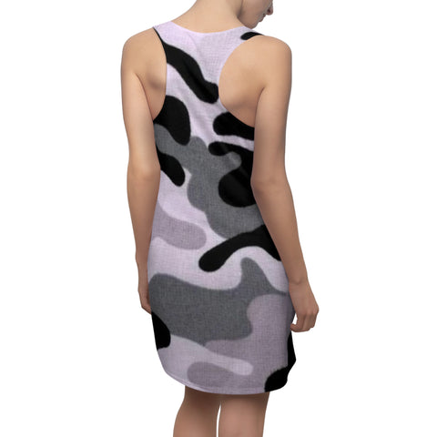 Women's Cut & Sew  HIP HOP ART Racerback Dress (AOP)