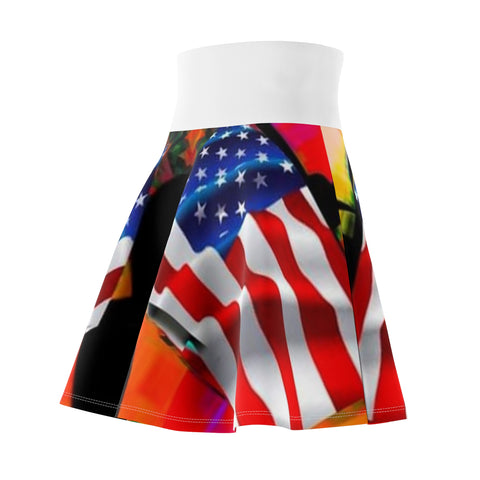 Women's  HIP HOP ART Skater Skirt (AOP)