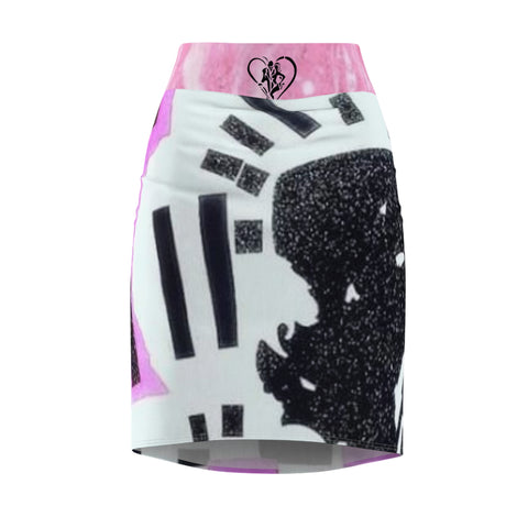 Women's HIP HOP ART Pencil Skirt (AOP)
