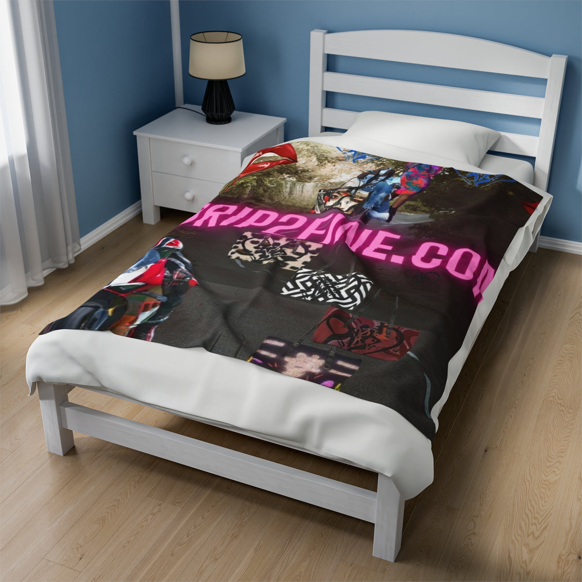 Velveteen HIP HOP ART Plush Blanket