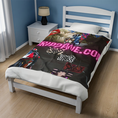 Velveteen HIP HOP ART Plush Blanket