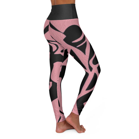 High Waisted  HIP HOP ART Yogra Leggings (AOP)