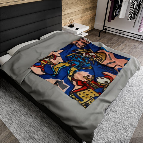 Velveteen Plush HIP HOP ART Blanket