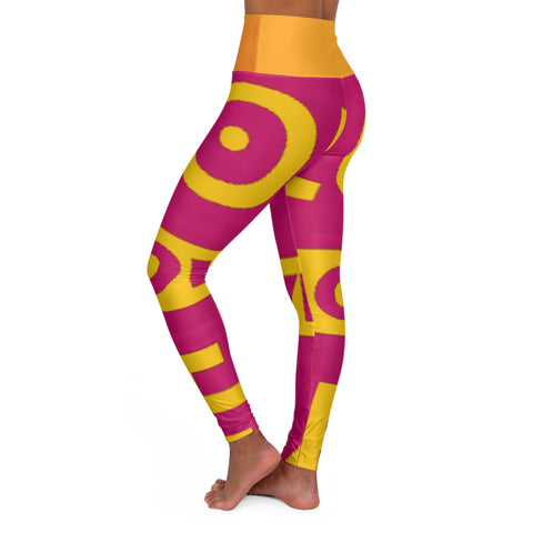 High Waisted  HIP HOP ART Yoga Leggings (AOP)