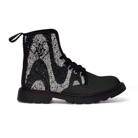 Men's  HIP HOP ART Canvas Boots