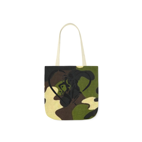 Polyester Canvas  HIP HOP ART Tote Bag (AOP)