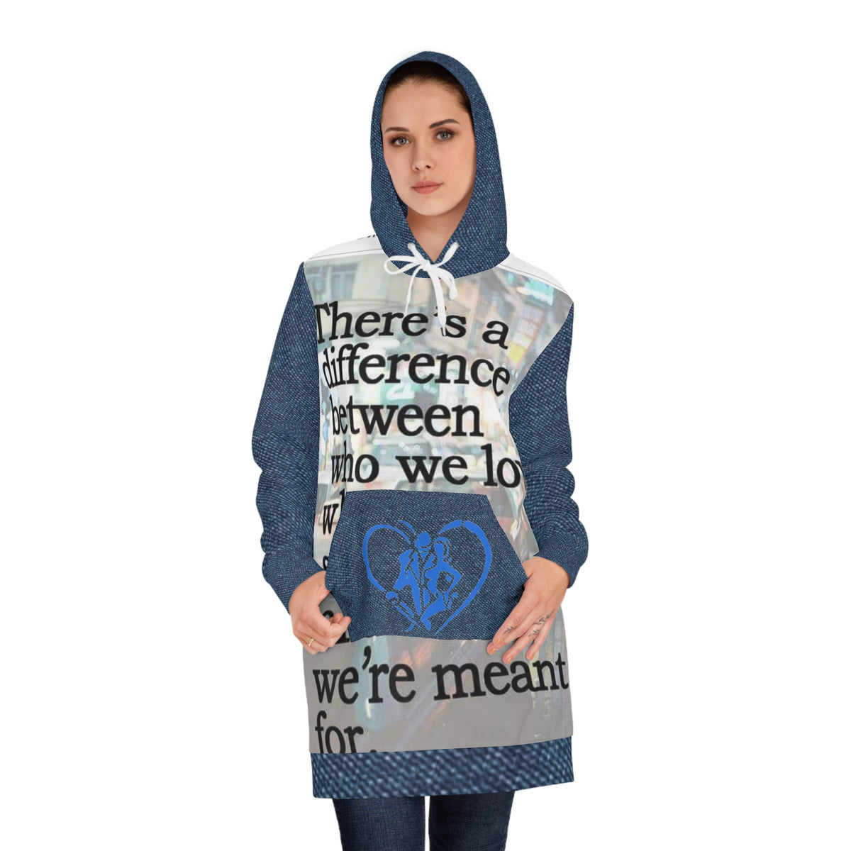 Women's HIP HOP ART Hoodie Dress (AOP)