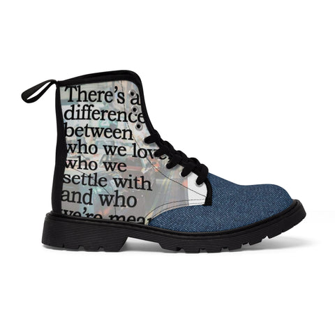 Men's Canvas  HIP HOP ART Boots