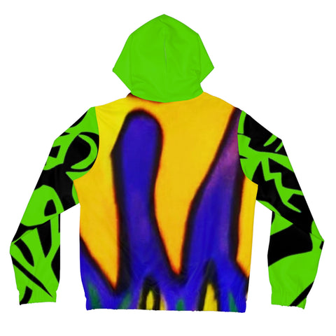 Women’s Full-Zip  HIP HOP ART Hoodie (AOP)