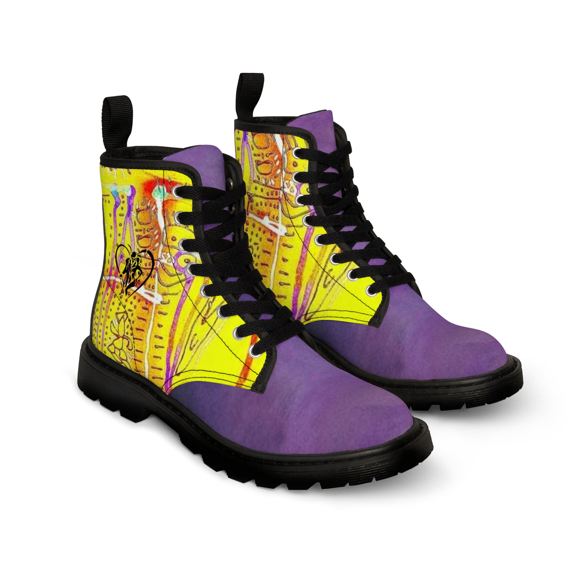 Men's Canvas HIP HOP ART Boots