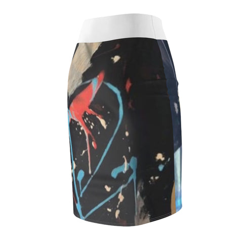 Women's HIP HOP ART Pencil Skirt (AOP)