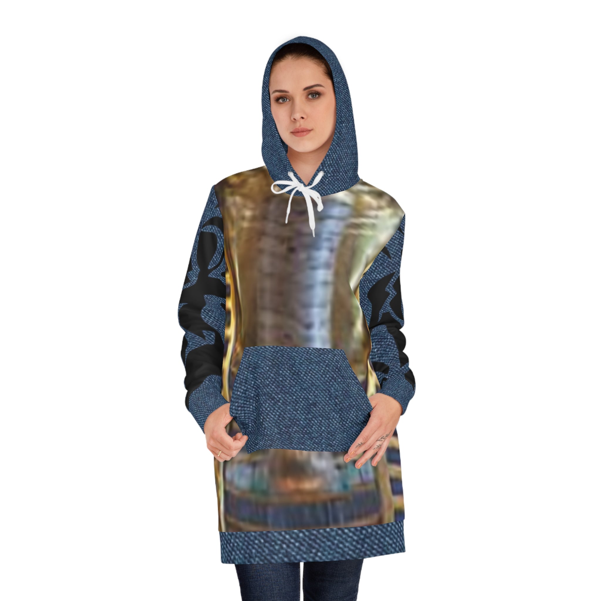 Women's HIP HOP ART Hoodie Dress (AOP)