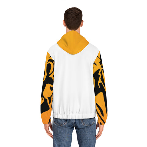 Men's Full-Zip  HIP HOP ART  Hoodie (AOP)