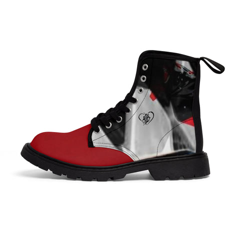 Men's Canvas  HIP HOP ART Boots