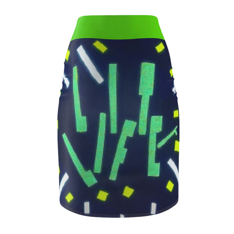 Women's  HIP HOP ART  Pencil Skirt (AOP)