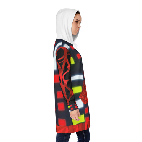 Women's HIP HOP ART Hoodie Dress (AOP)