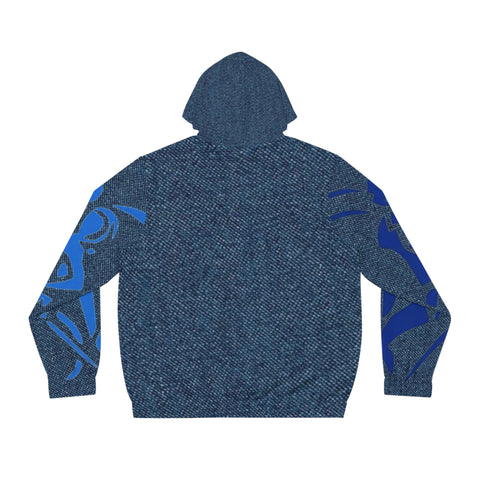 Men's Full-Zip HIP HOP ART Hoodie (AOP)