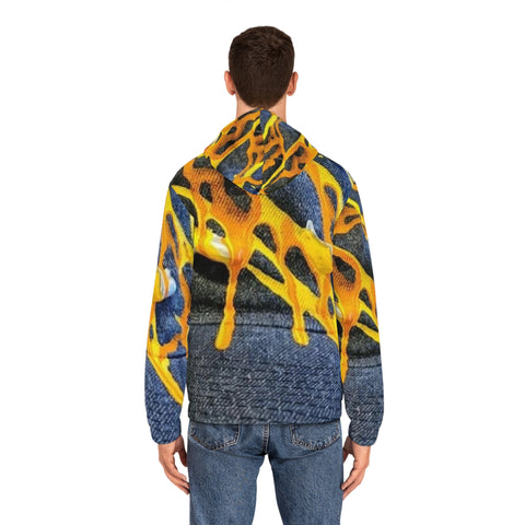 Men's Full-Zip HIP HOP ART Hoodie (AOP)