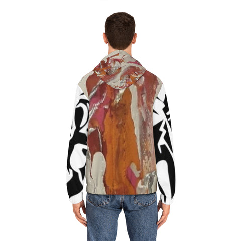 Men's Full-Zip HIP HOP ART Hoodie (AOP)