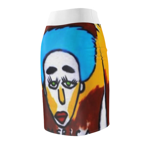 Women's HIP HOP ART Pencil Skirt (AOP)