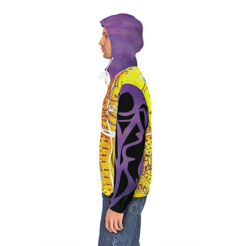 Men's Full-Zip  HIP HOP ART Hoodie (AOP)