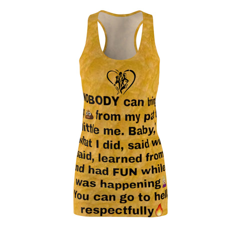 Women's Cut & Sew HIP HOP ART Racerback Dress (AOP)