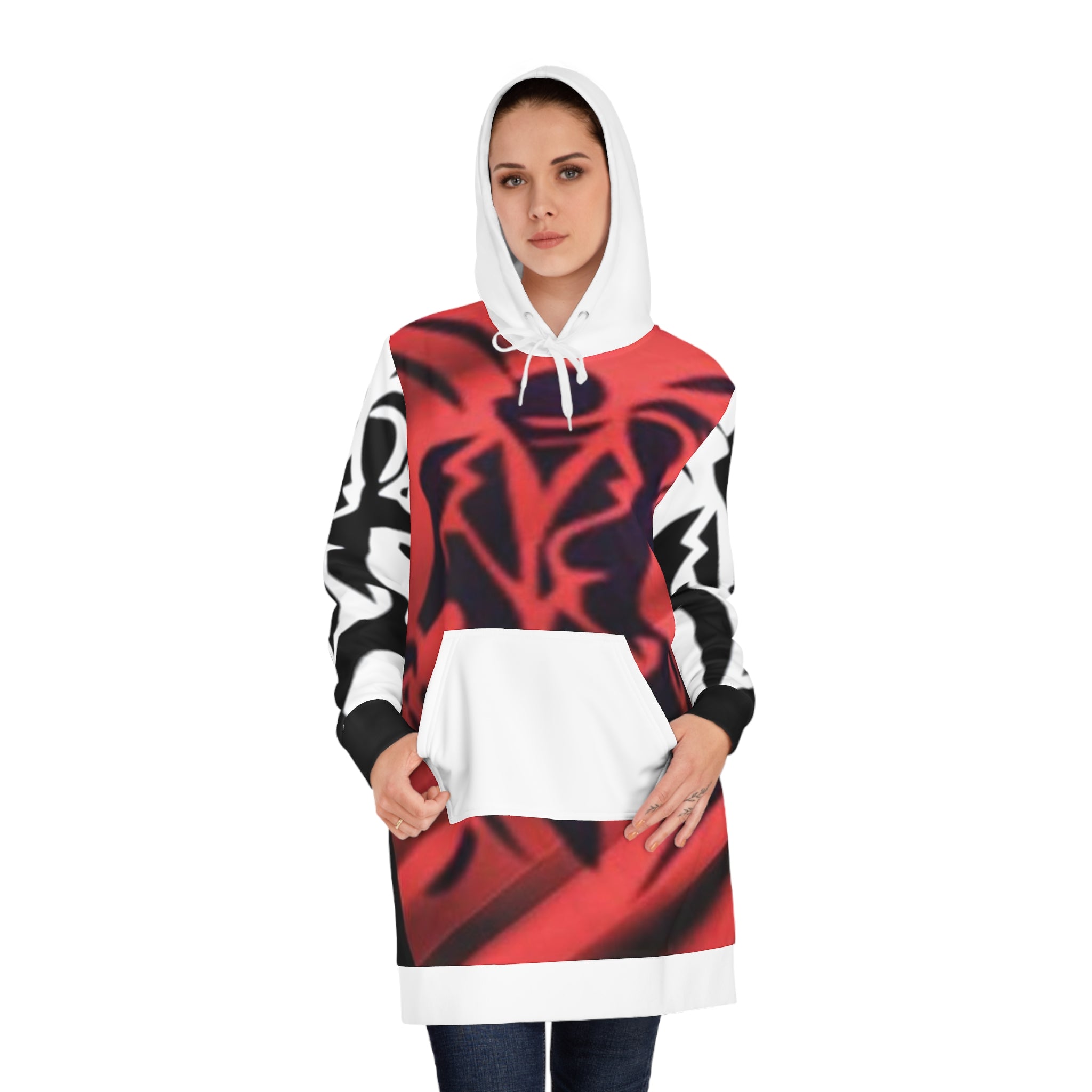 Women's HIP HOP ART Hoodie Dress (AOP)