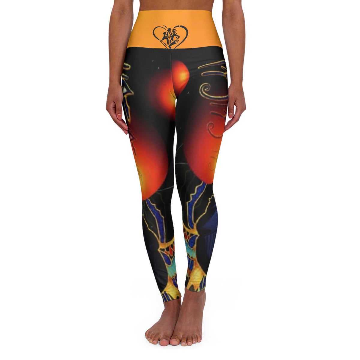 High Waisted  HIP HOP ART  Yoga Leggings (AOP)
