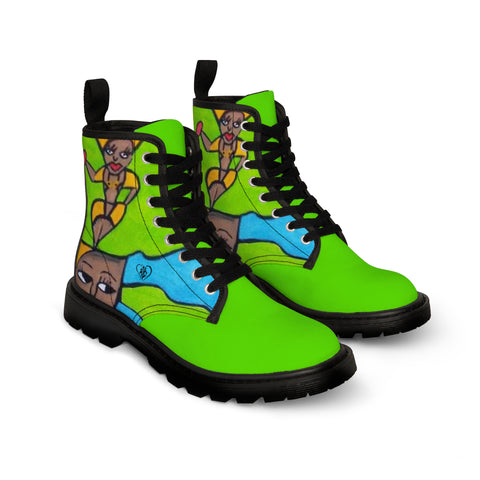 Men's Canvas HIP HOP ART Boots