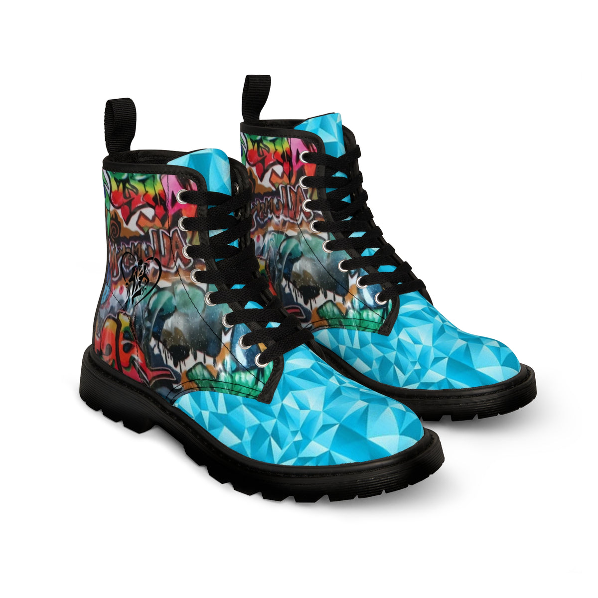 Men's Canvas  HIP HOP ART  Boots