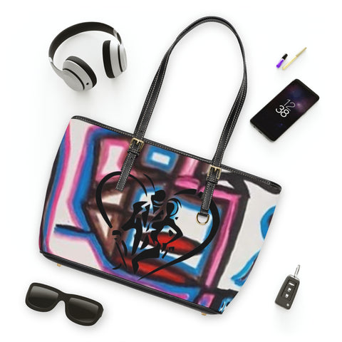 PU Leather  HIP HOP ART Shoulder Bag