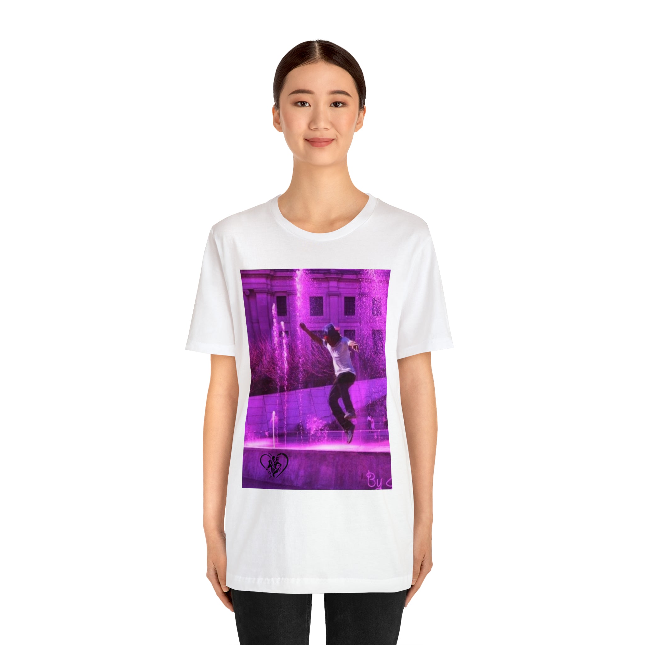 Unisex Hip Hop Art Jersey Short Sleeve Tee