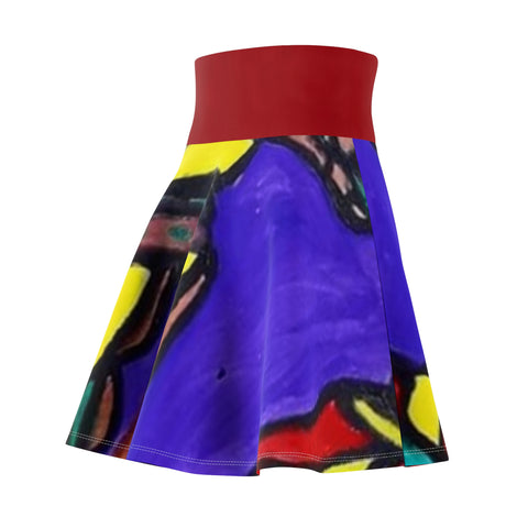 Women's  HIP HOP ART Skater Skirt (AOP)