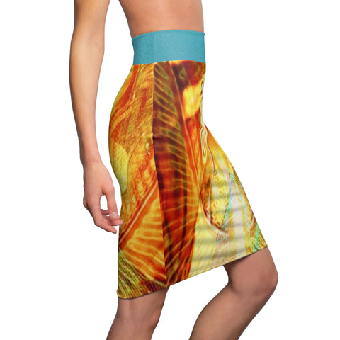 Women's HIP HOP ART Pencil Skirt (AOP)