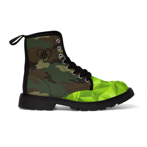 Men's  HIP HOP ART Canvas Boots