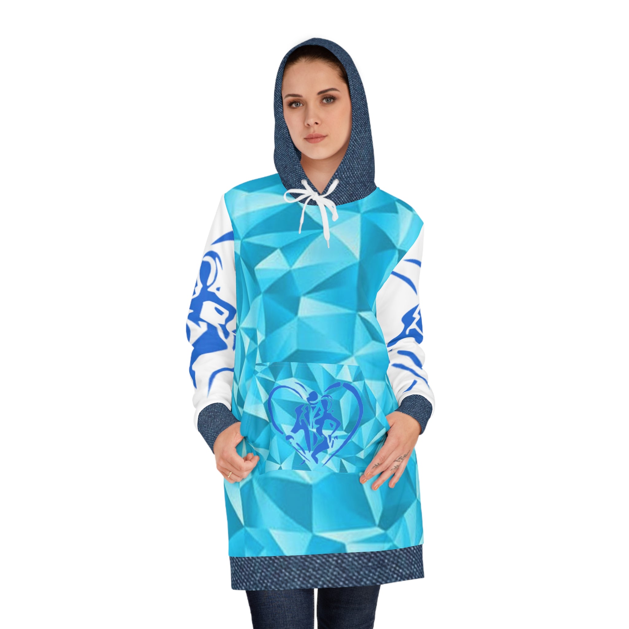 Women's HIP HOP ART Hoodie Dress (AOP)