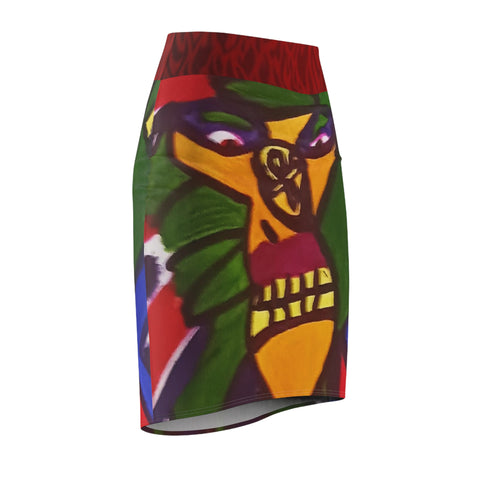 Women's  HIP HOP ART  Pencil Skirt (AOP)