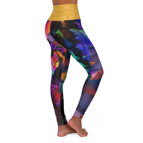 High Waisted  HIP HOP ART Yoga Leggings (AOP)