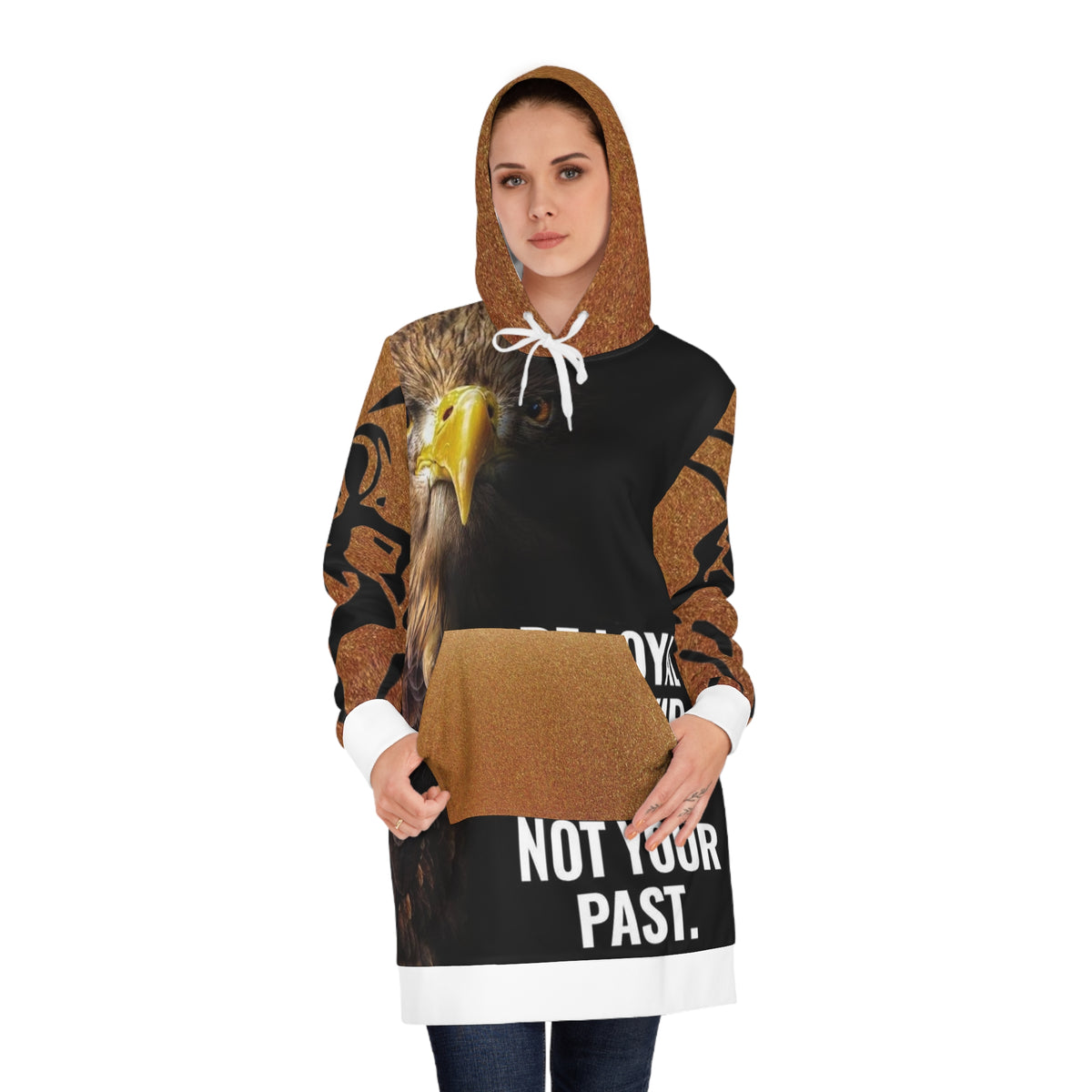 Women's  HIP HOP ART Hoodie Dress (AOP)