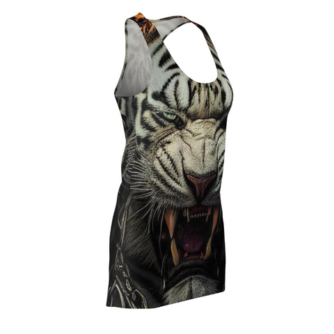 Women's Cut & Sew  HIP HOP ART Racerback Dress (AOP)