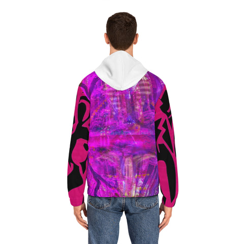 Men's Full-Zip  HIP HOP ART Hoodie (AOP)