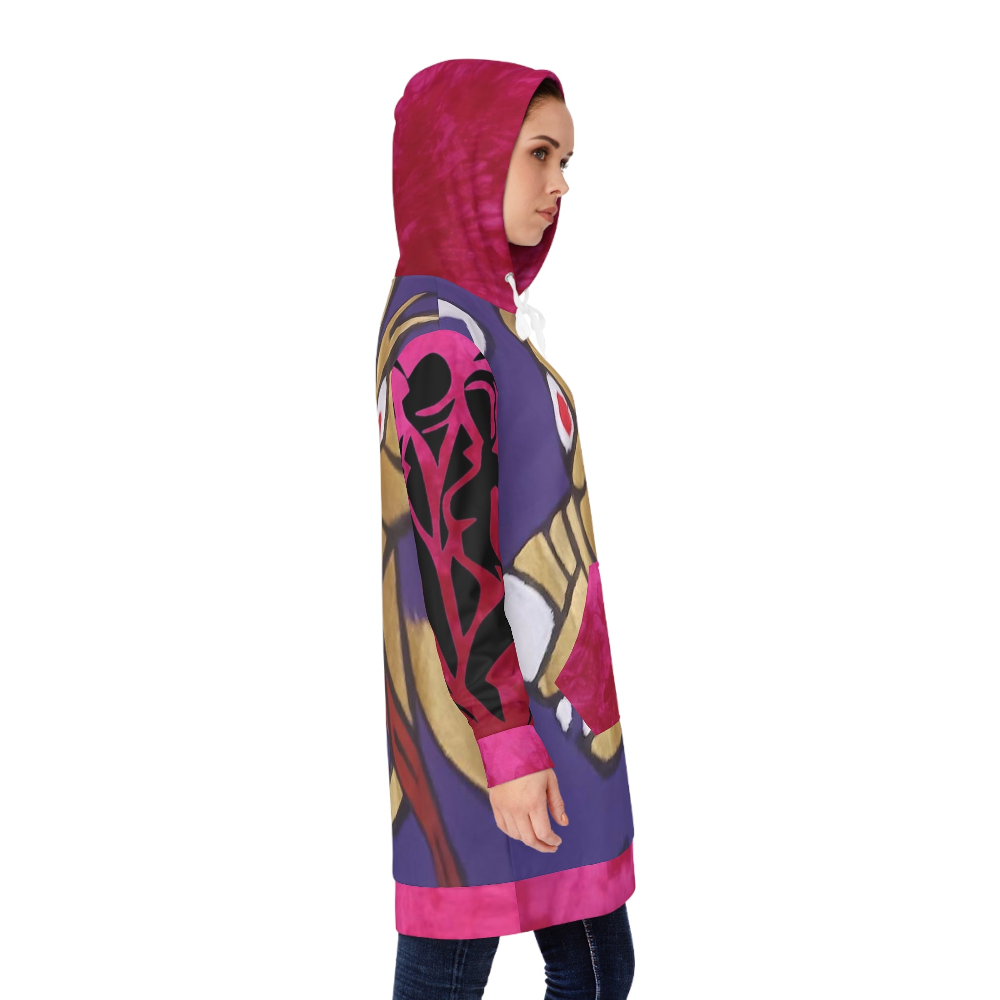 Women's HIP HOP ART Hoodie Dress (AOP)