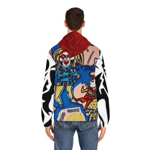 Men's Full-Zip  Hip Hop Art Hoodie (AOP)