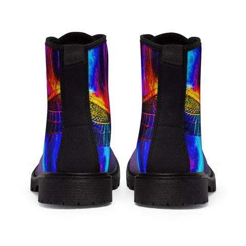 Men's Canvas HIP HOP ART  Boots