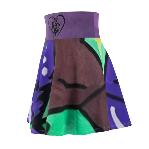 Women's  HIP HOP ART Skater Skirt (AOP)